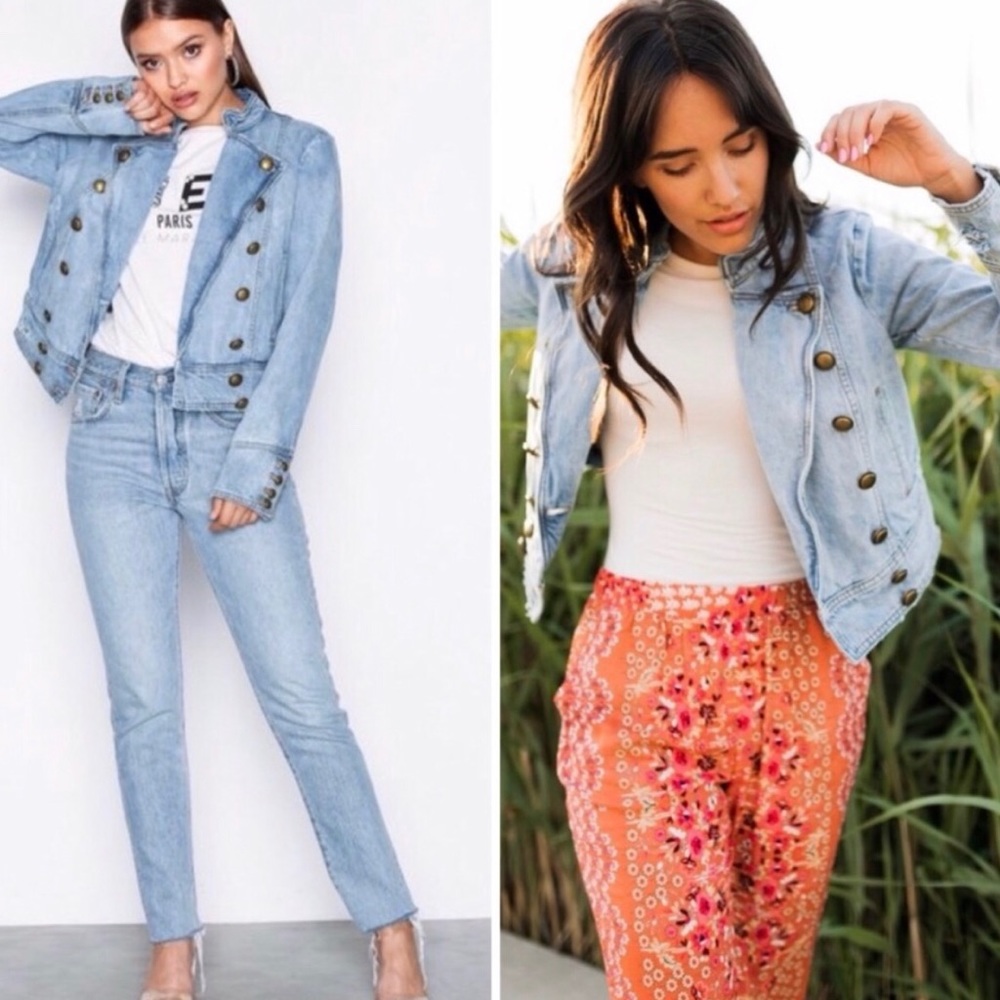 Free People Ferry Denim Jacket.